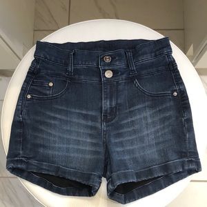 Wallflower high rise denim shorts!